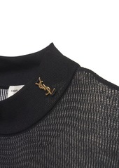 Saint Laurent Silk Knit Top