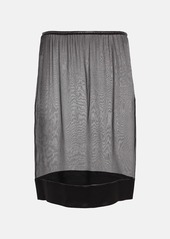 Saint Laurent Silk miniskirt