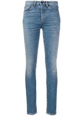 Saint Laurent stonewashed skinny jeans