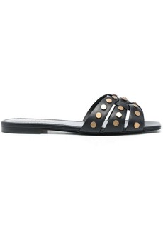 Saint Laurent slip-on square-toe sandals