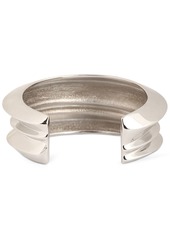 Saint Laurent Stacked Brass Cuff Bracelet