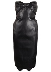 Saint Laurent strapless mid-length dress