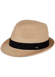 Saint Laurent straw trilby hat