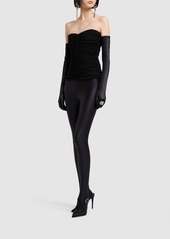 Saint Laurent Stretch Nylon Blend Leggings