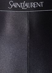 Saint Laurent Stretch Nylon Blend Leggings