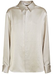 Saint Laurent Striped Silk Shirt
