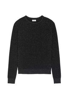 Saint Laurent Sweater In Ribbed Wool And Cashmere