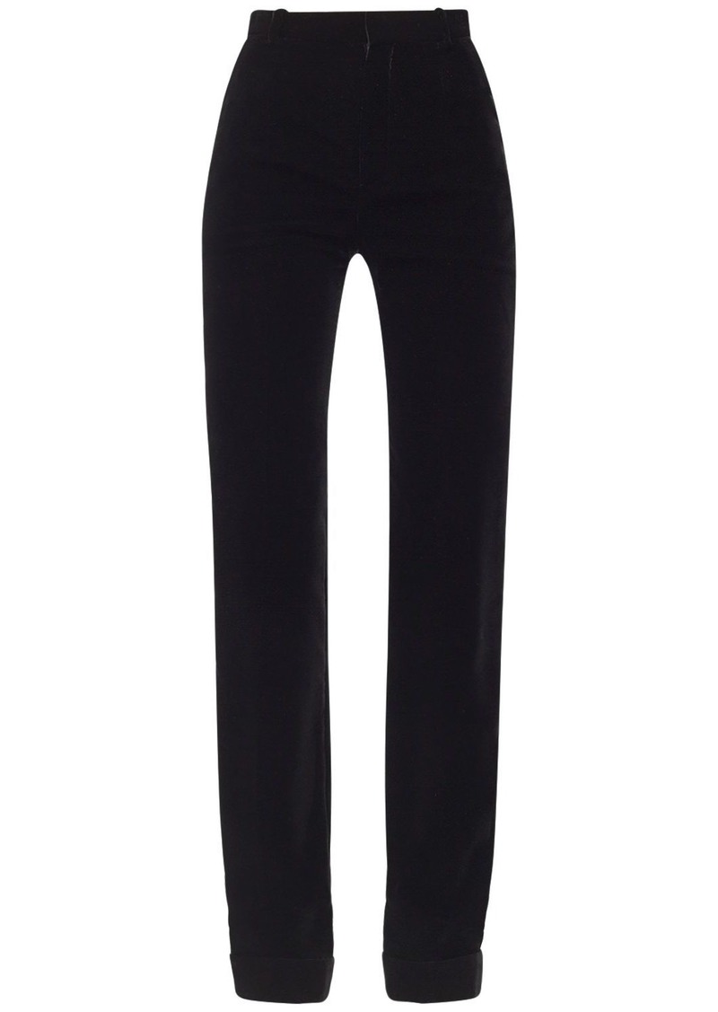 Saint Laurent Tailleur Velvet Pants