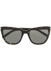 Saint Laurent Tortoiseshell oversized sunglasses