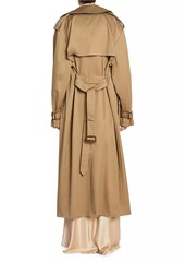 Saint Laurent Trench Coat in Cotton Serge