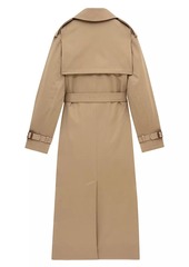 Saint Laurent Trench Coat in Cotton Serge