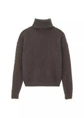 Saint Laurent Turtleneck Sweater In Mohair