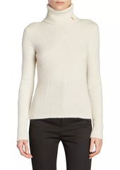 Saint Laurent Turtleneck Sweater In Wool, Cashmere And Mohair