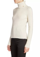 Saint Laurent Turtleneck Sweater In Wool, Cashmere And Mohair