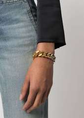 Saint Laurent two-tone chain-link bracelet