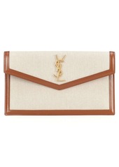 Saint Laurent Uptown canvas clutch