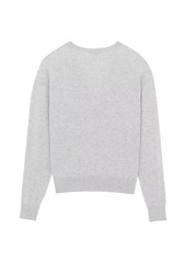 Saint Laurent V-Neck Sweater In Cashmere