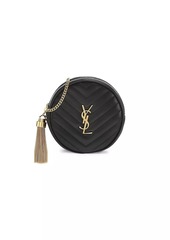 Saint Laurent Vinyle Baby Belt Bag in Quilted Leather