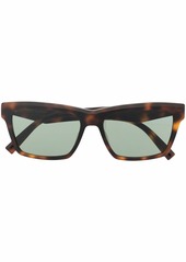 Saint Laurent wayfarer-frame tortoiseshell sunglasses
