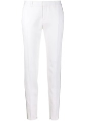 Saint Laurent white tapered trousers