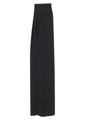 Saint Laurent Wide-Leg Pants In Striped Wool