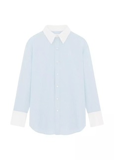 Saint Laurent Winchester Boyfriend Shirt in Cotton
