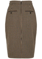 Saint Laurent Wool Blend Midi Skirt