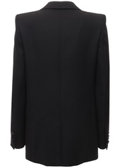 Saint Laurent Wool Gabardine Tuxedo Jacket