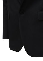 Saint Laurent Wool Gabardine Tuxedo Jacket