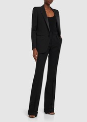 Saint Laurent Wool Gabardine Tuxedo Jacket