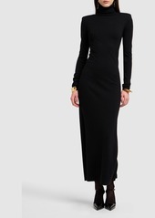 Saint Laurent Wool Knit Long Dress