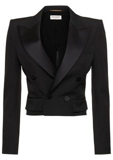 Saint Laurent Wool Tuxedo Jacket