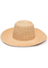 Saint Laurent woven raffia hat