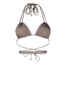 Saint Laurent wrap-around bikini top