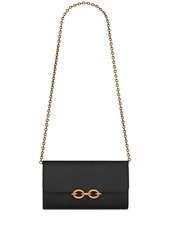 Saint Laurent Le Maillon leather wallet on chain