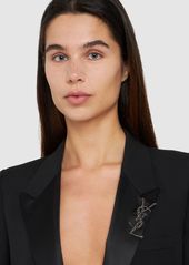 Saint Laurent Ysl Opyum Bamboo Textured Pin