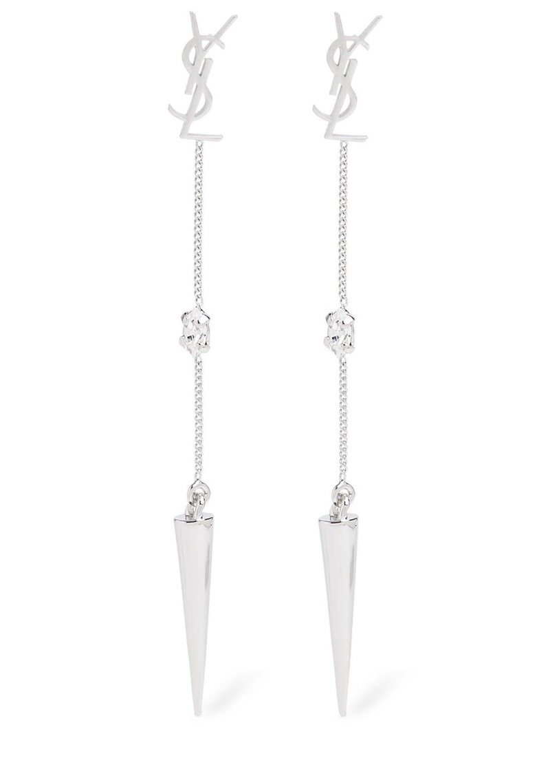 Saint Laurent Ysl Spike Earrings