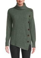 Saks Fifth Avenue 100% Cashmere Turtleneck Sweater