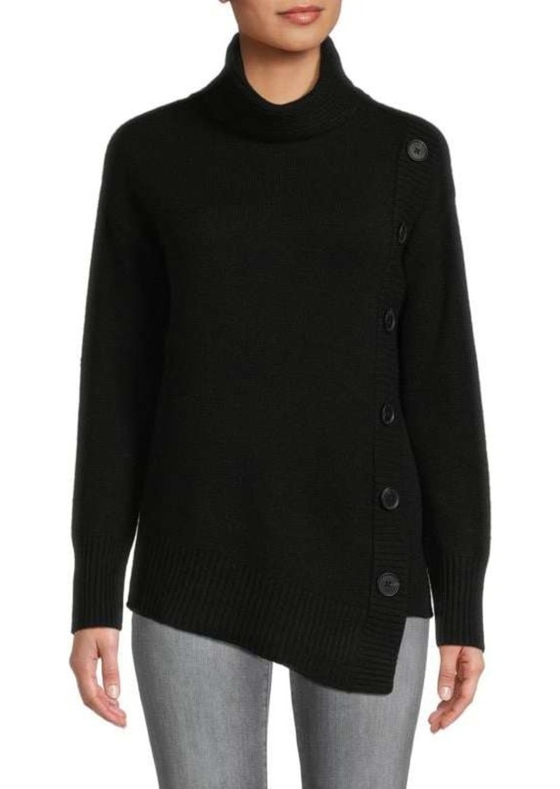 Saks Fifth Avenue 100% Cashmere Turtleneck Sweater