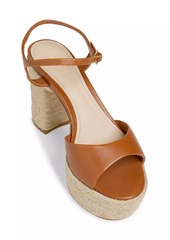 Saks Fifth Avenue 105MM Leather Platform Sandals