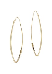 Saks Fifth Avenue 14K Gold Marquise-Shaped Hoop Earrings