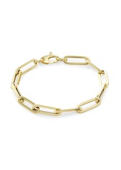 Saks Fifth Avenue 14K Gold Paperclip Chain Bracelet