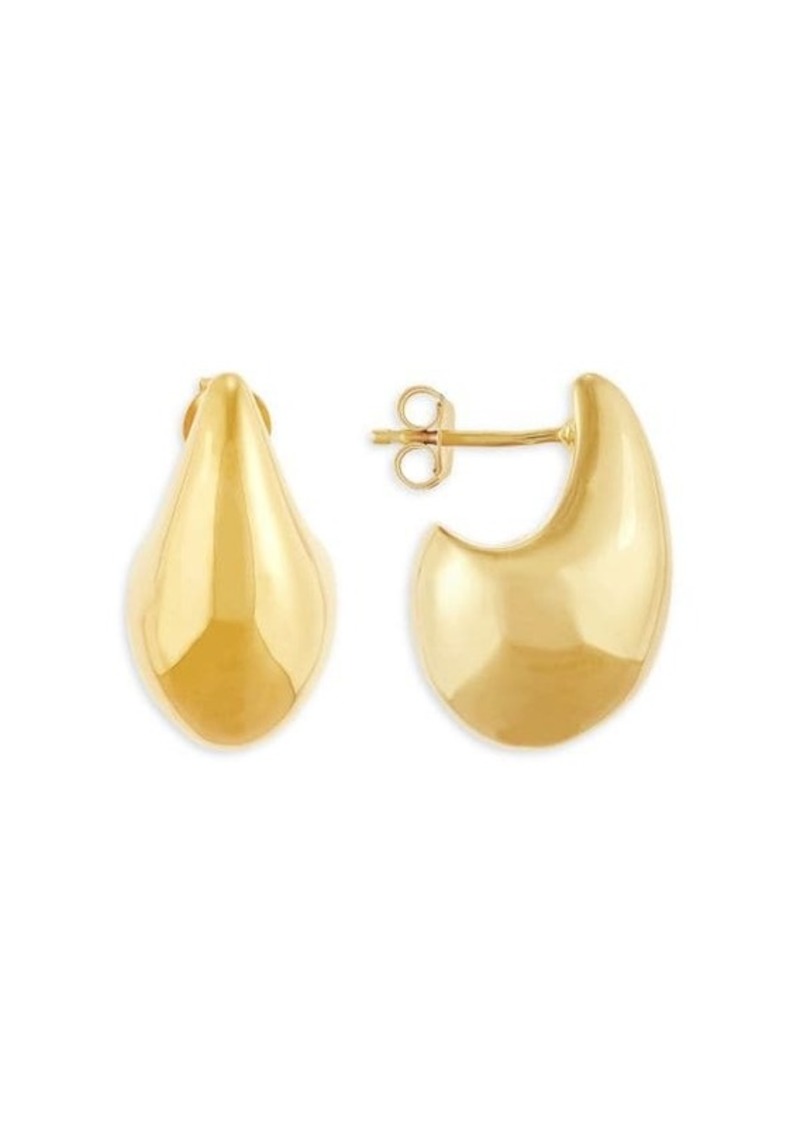 Saks Fifth Avenue 14K Goldplated Sterling Silver Stud Earrings