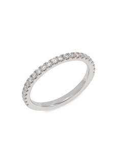 Saks Fifth Avenue ​14K White Gold & 0.33 TCW Lab Grown Diamond Band Ring