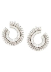 Saks Fifth Avenue 14K White Gold & 0.50 TCW Diamond Sunburst Stud Earrings