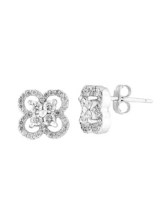 Saks Fifth Avenue 14K White Gold & 0.7 TCW Diamond Stud Earrings