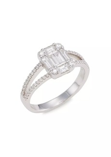 Saks Fifth Avenue 14K White Gold & 0.90 TCW Diamond Ring