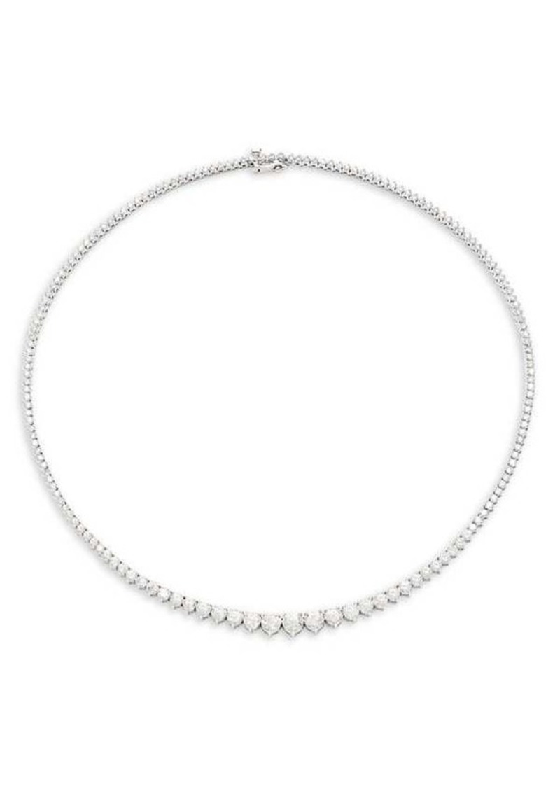 Saks Fifth Avenue 14K White Gold & 10 TCW Diamond Necklace