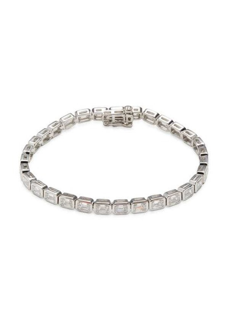 Saks Fifth Avenue 14K White Gold & 10 TCW Lab Grown Diamond Bracelet