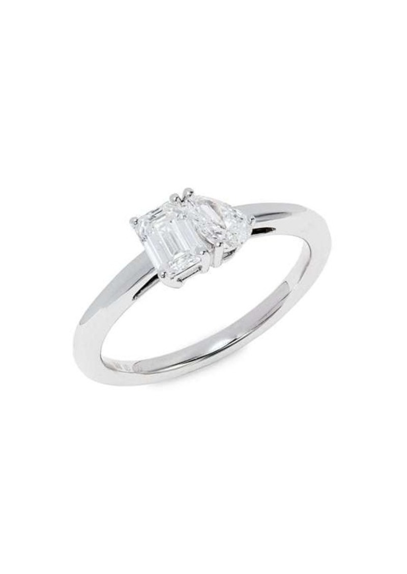 Saks Fifth Avenue 14K White Gold & 0.75 TCW Lab Grown Diamond Ring